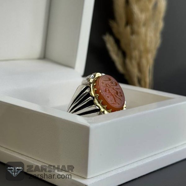 عکس انگشتر عقیق یمنی یا فاطمه الزهرا