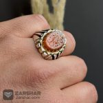 عکس انگشتر عقیق یمنی یا فاطمه الزهرا