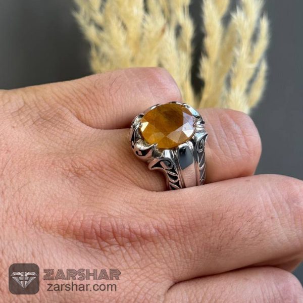 عکس انگشتر یاقوت زرد