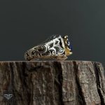 عکس انگشتر یاقوت کبود افریقایی