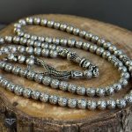 عکس تسبیح  تمام نقره