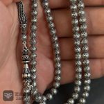 عکس تسبیح  تمام نقره