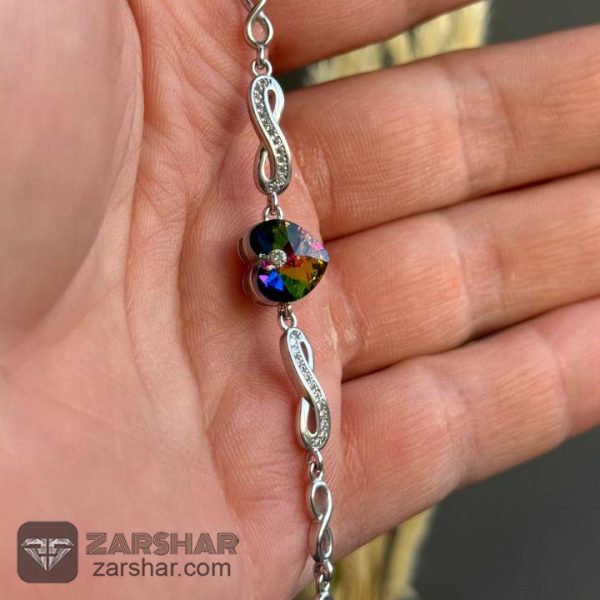 عکس دستبند زنانه سواروسکی وارداتی