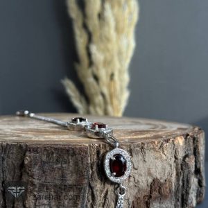 دستبند زنانه گارنت 4301 jpg