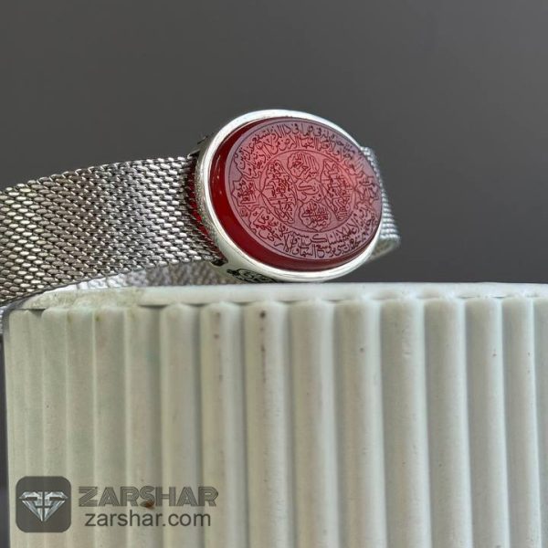 عکس دستبند عقیق سرخ