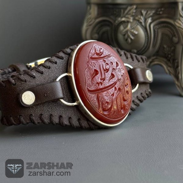 عکس دستبند عقیق سرخ