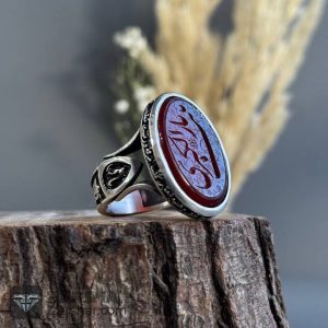 نگشتر عقیق سرخ یا زینب کبری 984 jpg